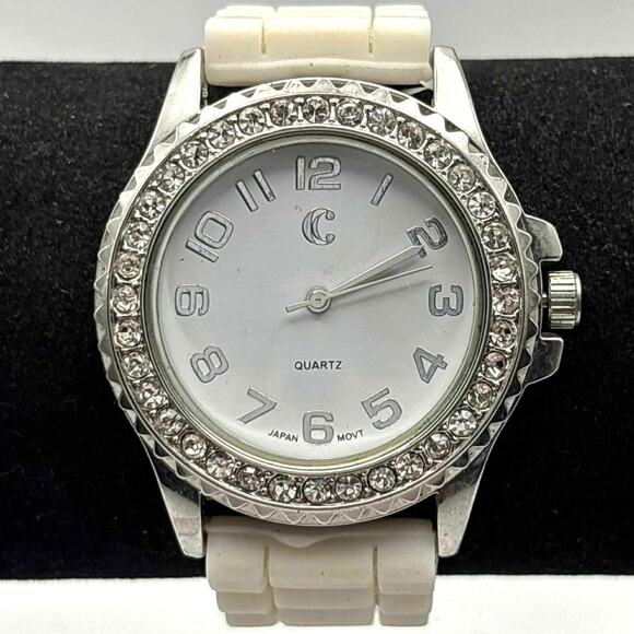 White Charming Charlie Men's Watch - Picture 1 of 5